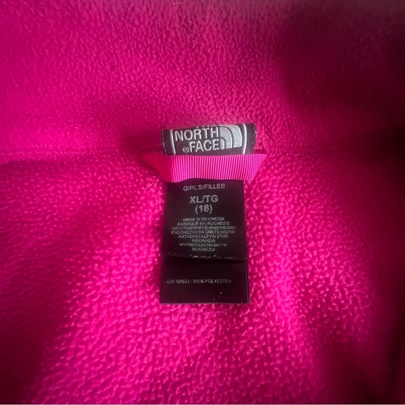 Northface fuchsia polar fleece jacket - Picture 7 of 11